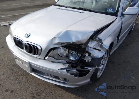 2002 BMW 330Ci из США, поврежденный, VIN WBABN53402PH01833